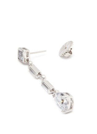Detail View - Click To Enlarge - CZ BY KENNETH JAY LANE - Cubic zirconia link drop earrings
