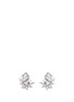 Main View - Click To Enlarge - CZ BY KENNETH JAY LANE - Cubic zirconia stud clip earrings