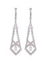 Main View - Click To Enlarge - CZ BY KENNETH JAY LANE - Cubic zirconia cutout geometric drop earrings