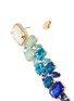 Detail View - Click To Enlarge - JARDIN - Ombré strass link statement earrings