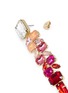 Detail View - Click To Enlarge - JARDIN - Ombré strass link statement earrings
