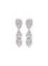 Main View - Click To Enlarge - CZ BY KENNETH JAY LANE - Cubic zirconia marquise link drop earrings