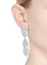 Figure View - Click To Enlarge - CZ BY KENNETH JAY LANE - Cubic zirconia marquise link drop earrings