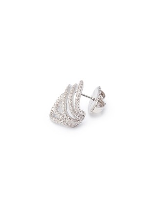 Detail View - Click To Enlarge - CZ BY KENNETH JAY LANE - Cubic zirconia claw earrings