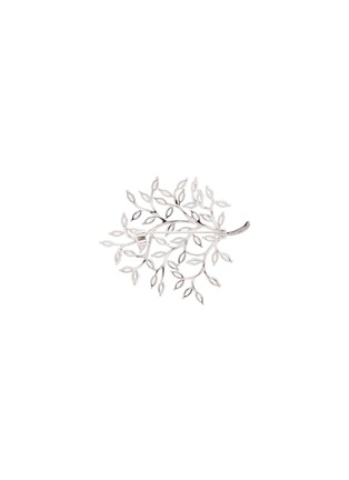 Detail View - Click To Enlarge - CZ BY KENNETH JAY LANE - Cubic zirconia tree brooch