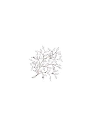 Main View - Click To Enlarge - CZ BY KENNETH JAY LANE - Cubic zirconia tree brooch
