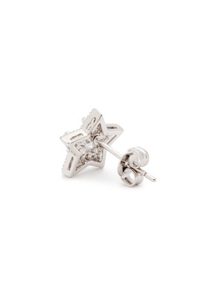 Detail View - Click To Enlarge - CZ BY KENNETH JAY LANE - Cubic zirconia star stud earrings