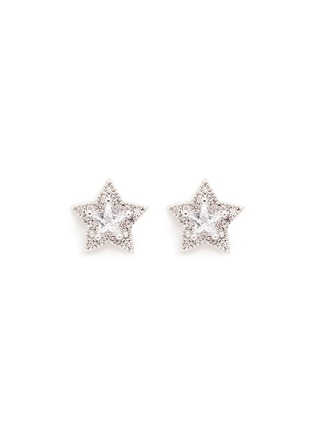 Main View - Click To Enlarge - CZ BY KENNETH JAY LANE - Cubic zirconia star stud earrings