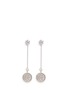Main View - Click To Enlarge - CZ BY KENNETH JAY LANE - Cubic zirconia post drop earrings