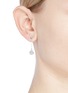 Figure View - Click To Enlarge - CZ BY KENNETH JAY LANE - Cubic zirconia post drop earrings