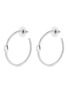 Main View - Click To Enlarge - CZ BY KENNETH JAY LANE - Pear shape cubic zirconia hoop earrings