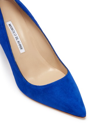 Detail View - Click To Enlarge - MANOLO BLAHNIK - 'BB 90' suede pumps