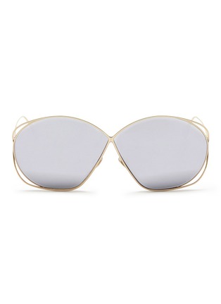 Main View - Click To Enlarge - DIOR - 'Dior Stellaire 2' metal round sunglasses