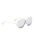 Figure View - Click To Enlarge - DIOR - 'Dior Stellaire 2' metal round sunglasses