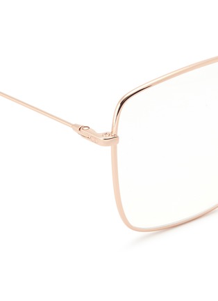 Detail View - Click To Enlarge - DIOR - 'Dior Stellaire O1' metal sqaure optical glasses