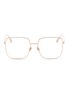 Main View - Click To Enlarge - DIOR - 'Dior Stellaire O1' metal sqaure optical glasses