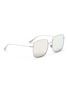 Figure View - Click To Enlarge - DIOR - 'Dior Stellaire 1' metal mirror square sunglasses