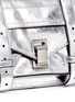 Detail View - Click To Enlarge - PROENZA SCHOULER - 'PS1' tiny metallic leather satchel