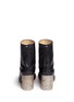 Back View - Click To Enlarge - MAISON MARGIELA - Tabi toe stone heel leather boots