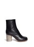Main View - Click To Enlarge - MAISON MARGIELA - Tabi toe stone heel leather boots
