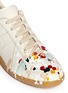 Detail View - Click To Enlarge - MAISON MARGIELA - 'Replica' pollock paint leather sneakers