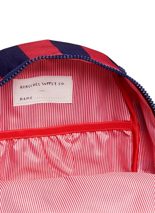 Detail View - Click To Enlarge - HERSCHEL SUPPLY CO. - 'Heritage' stripe canvas 16L kids backpack
