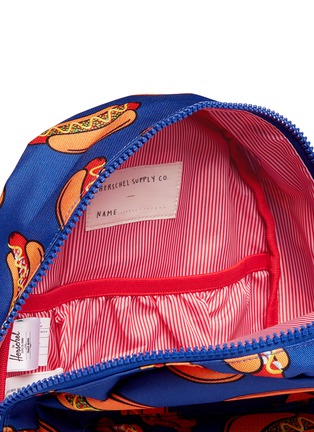 Detail View - Click To Enlarge - HERSCHEL SUPPLY CO. - 'Heritage' hotdog print canvas 16L kids backpack