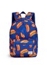 Main View - Click To Enlarge - HERSCHEL SUPPLY CO. - 'Heritage' hotdog print canvas 16L kids backpack