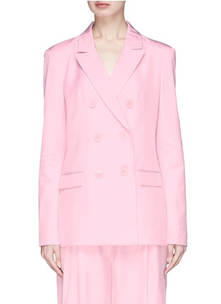 Main View - Click To Enlarge - TIBI - 'Steward' double breasted suiting blazer