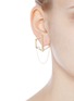Figure View - Click To Enlarge - OLIVIA YAO - 'Field' freshwater pearl magnet trapezium earrings