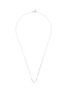 Main View - Click To Enlarge - OLIVIA YAO - 'Akasa' silver V-shaped pendant necklace