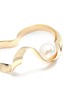 Detail View - Click To Enlarge - OLIVIA YAO - 'Espacio' freshwater pearl ribbon two finger ring