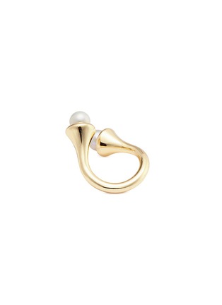 Figure View - Click To Enlarge - OLIVIA YAO - 'Lipara' freshwater twist open ring