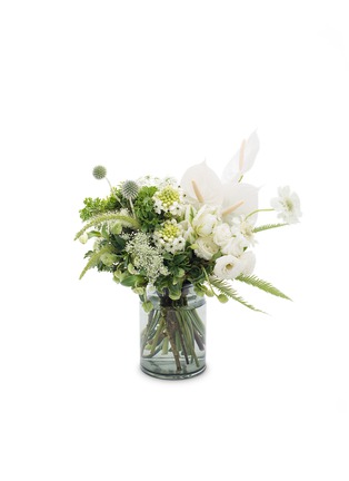 Main View - Click To Enlarge - ELLERMANN FLOWER BOUTIQUE - Cotton & Lace in a vase