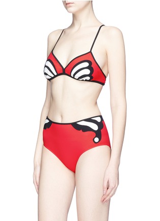 Figure View - Click To Enlarge - 10916 - 'Reese' butterfly wing appliqué bikini set