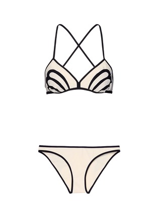 Main View - Click To Enlarge - 10916 - 'Reese' butterfly wing appliqué bikini set