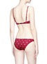 Back View - Click To Enlarge - 10916 - 'Rianne' daisy bee print bikini set