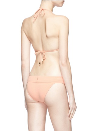 Back View - Click To Enlarge - VIX - 'Boucle Ripple' ruffle edge triangle bikini top