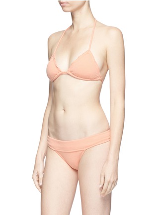 Figure View - Click To Enlarge - VIX - 'Boucle Ripple' ruffle edge triangle bikini top