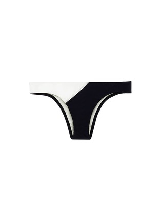 Main View - Click To Enlarge - VIX - 'Betsey Black Loop' colourblock bikini bottoms