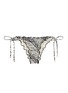 Main View - Click To Enlarge - VIX - 'Pearl Black Ripple' bikini bottoms