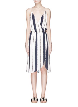 Main View - Click To Enlarge - VIX - 'Isla Gisele' stripe wrap dress
