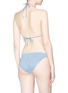 Back View - Click To Enlarge - VIX - 'Scales Basic' perforated bikini bottoms
