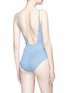 Back View - Click To Enlarge - VIX - 'Madalena' perforated Cloud Scales one-piece swimsuit