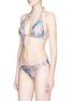 Figure View - Click To Enlarge - VIX - 'Margarita Bia' floral print halterneck bikini top