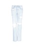 Main View - Click To Enlarge - GRLFRND - 'Helena' distressed straight leg jeans