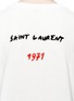 Detail View - Click To Enlarge - SAINT LAURENT - Logo appliqué T-shirt