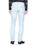 Back View - Click To Enlarge - SAINT LAURENT - 'Love Me Forever' embroidered jeans