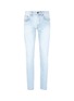 Main View - Click To Enlarge - SAINT LAURENT - 'Love Me Forever' embroidered jeans