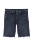 Main View - Click To Enlarge - SAINT LAURENT - Frayed cuff denim Bermuda shorts